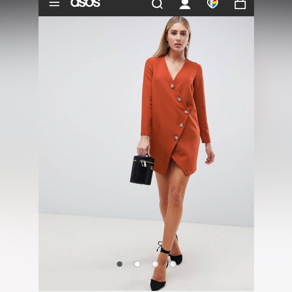Burnt orange dress